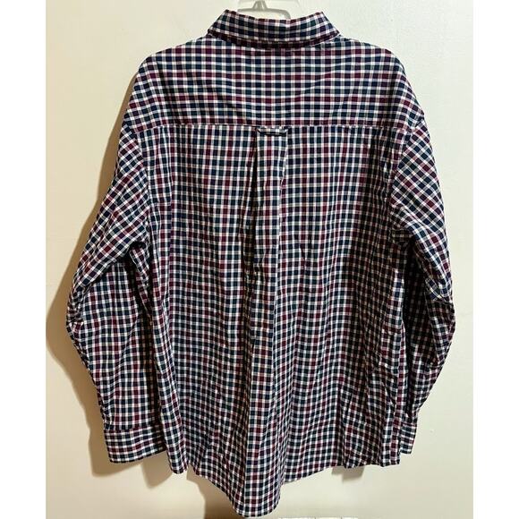 Haggar Men's Long Sleeve‎ Plaid Button Down Shirt Size XXL NWOT - Picture 5 of 8